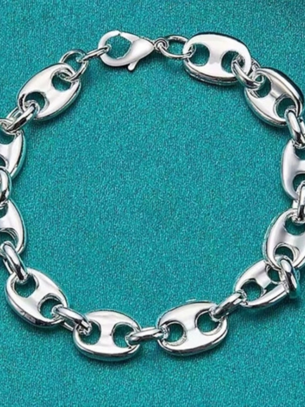KADAISEN Silver Link Chain Bracelet